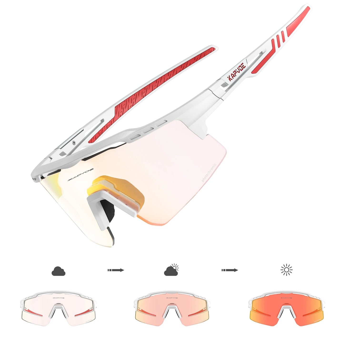 Polarized Cycling Sunglasses – UV400 Protection, TR90 Frame for Men & Women