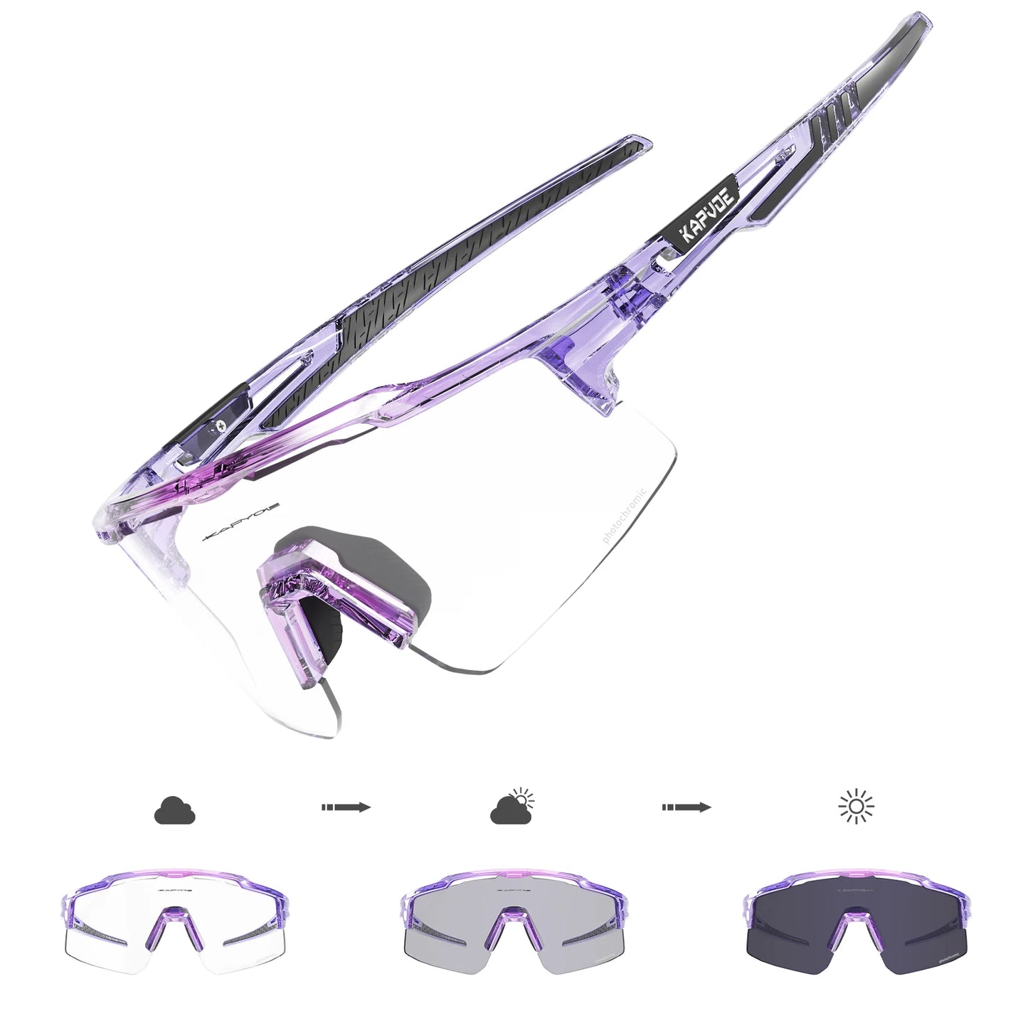 Polarized Cycling Sunglasses – UV400 Protection, TR90 Frame for Men & Women