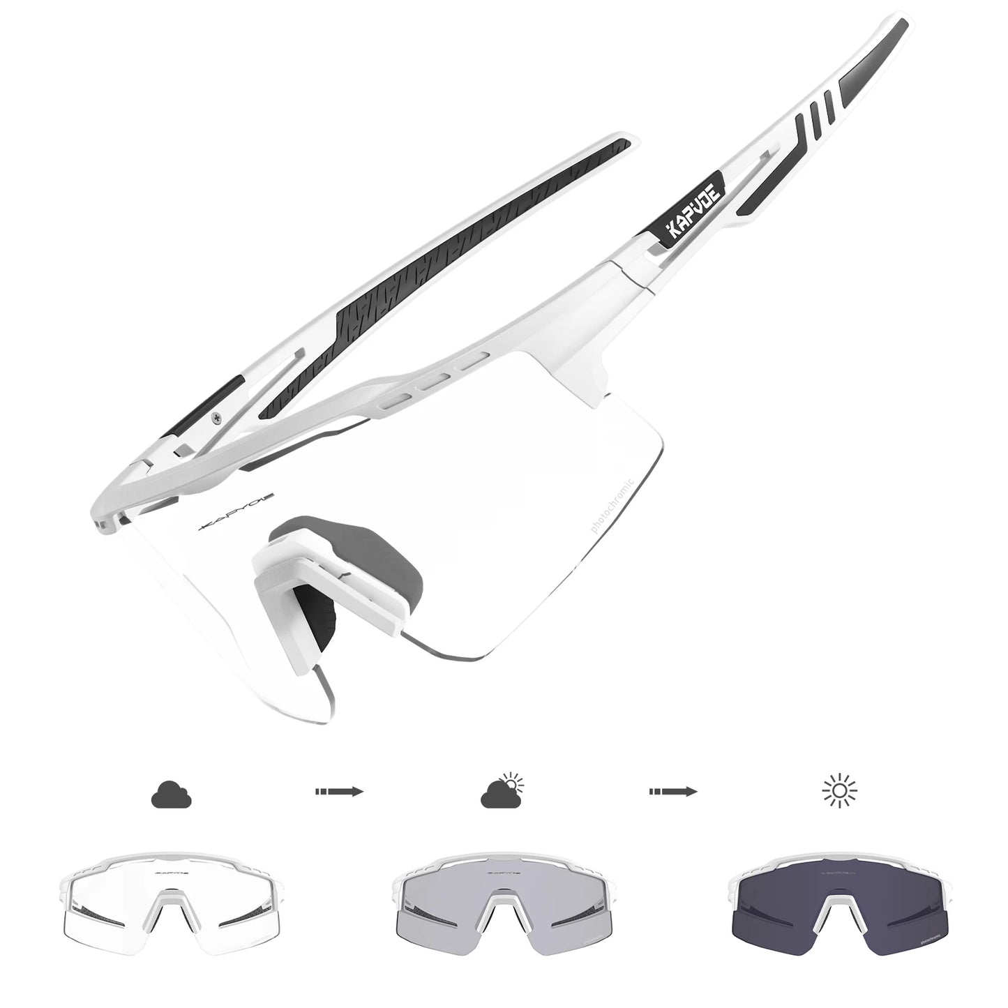 Polarized Cycling Sunglasses – UV400 Protection, TR90 Frame for Men & Women