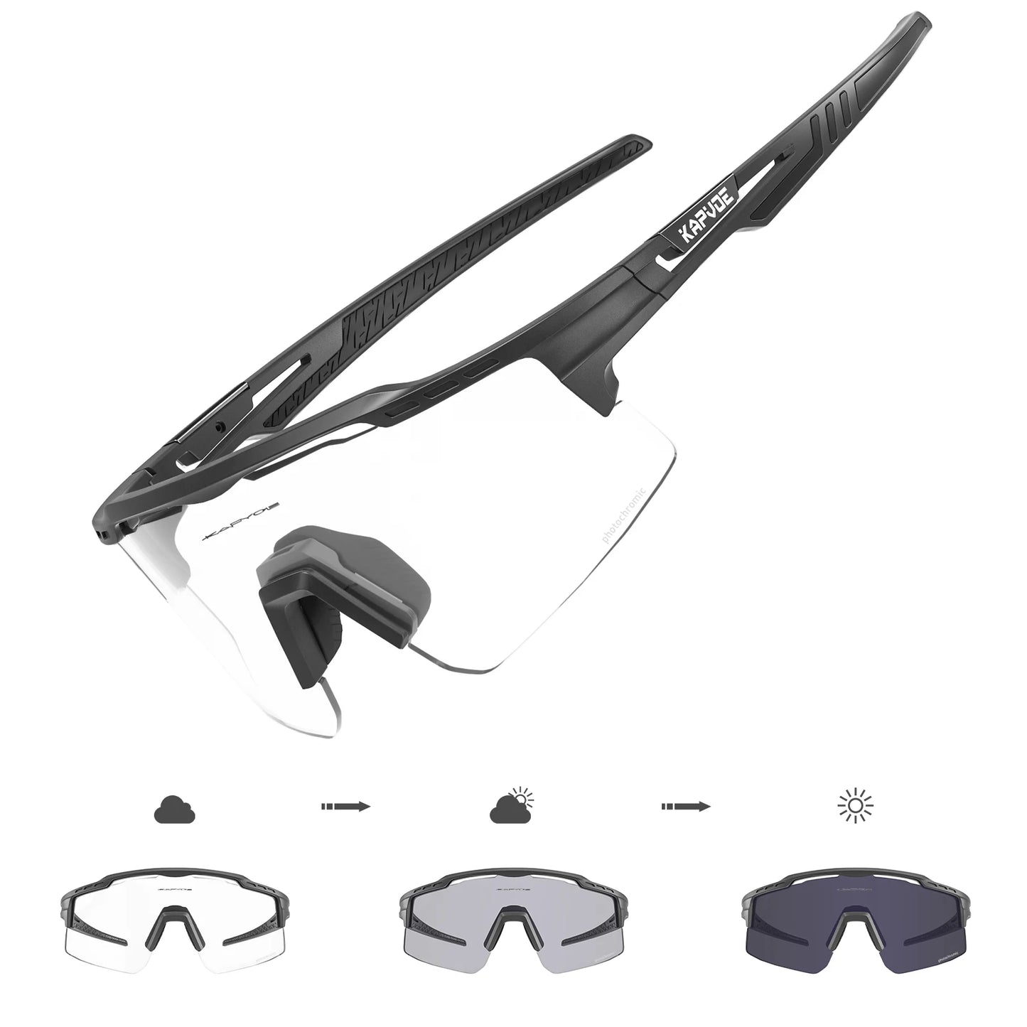 Polarized Cycling Sunglasses – UV400 Protection, TR90 Frame for Men & Women