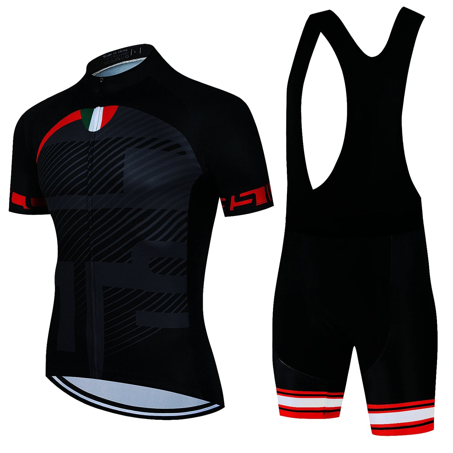 Men’s Cycling Jersey & Bib Shorts Set