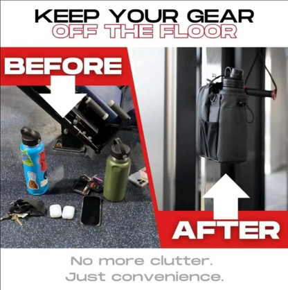 Magnetic Gym Bottle Holder Bag
