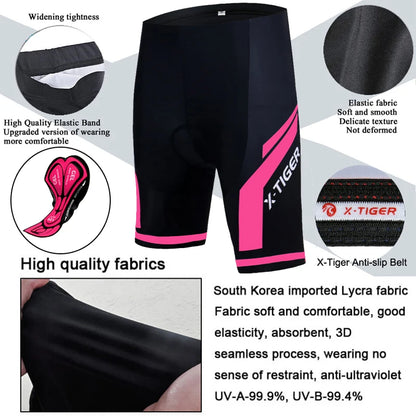 Women’s Cycling Shorts 3D Gel Pad