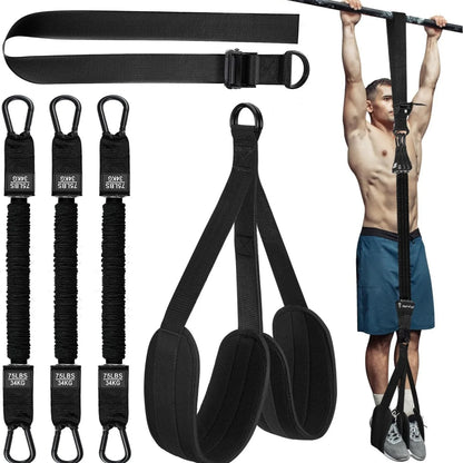 Pull-Up Resistance Bands Set (3 Levels) – Strength, Stretching, Recovery