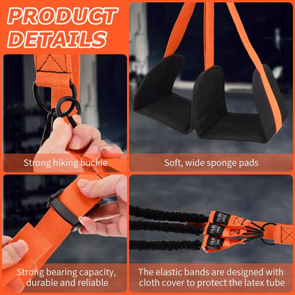 Pull-Up Resistance Bands Set (3 Levels) – Strength, Stretching, Recovery