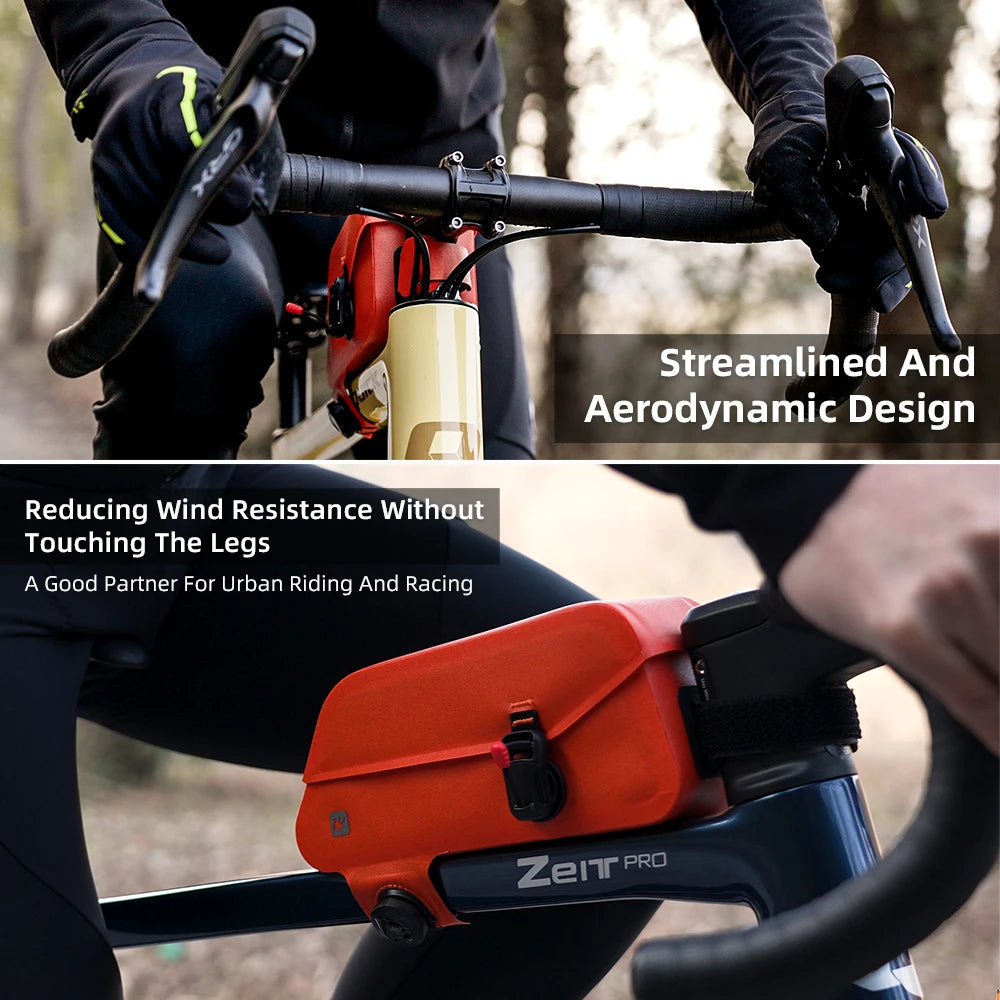 Magnetic Waterproof Top Tube Bike Bag – 2L Compact Storage