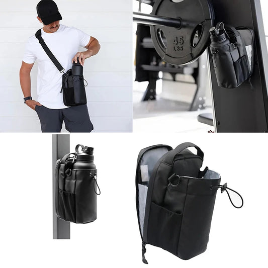 Magnetic Gym Bottle Holder Bag