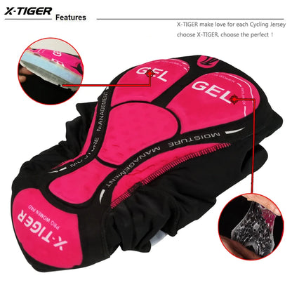Women’s Cycling Shorts 3D Gel Pad