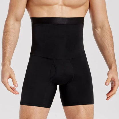 Men's High Waist Shapewear Boxer Briefs