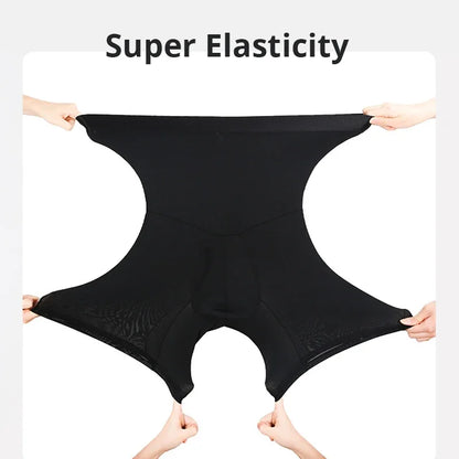 Men's High Waist Shapewear Boxer Briefs