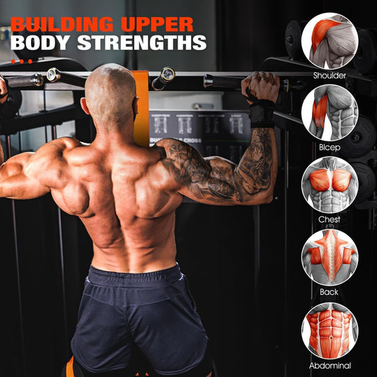 Pull-Up Resistance Bands Set (3 Levels) – Strength, Stretching, Recovery